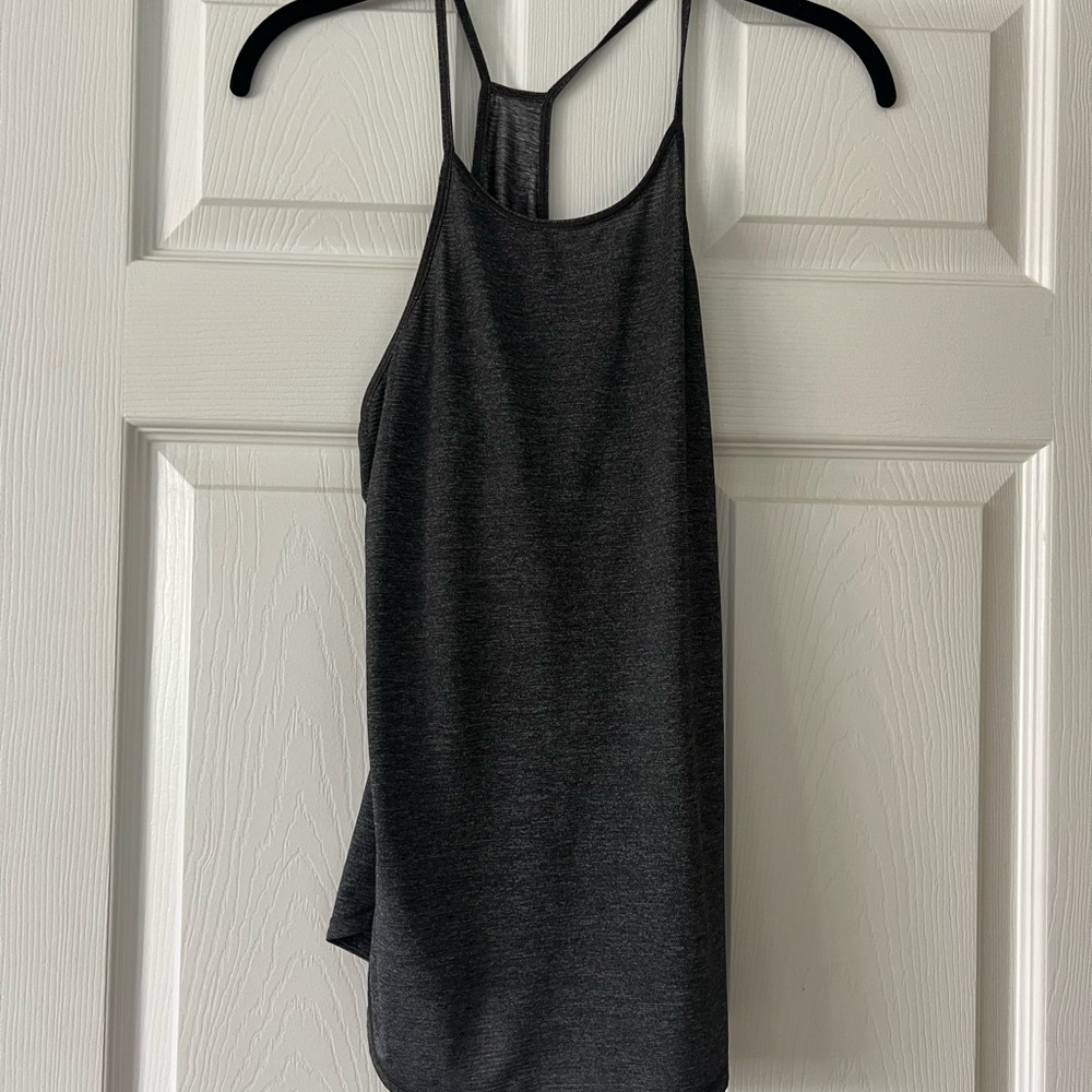 Lululemon Athletica Gray Asymmetrical Tank Top